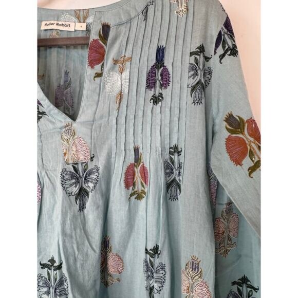 Roller Rabbit klokke flower ziva tunic dress S - Picture 3 of 8